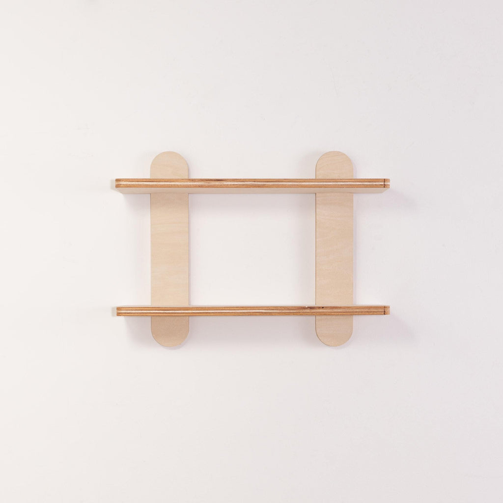Mid Century Modern Wall Shelves: Minimalist Scandinavian Style, Easy Assembly