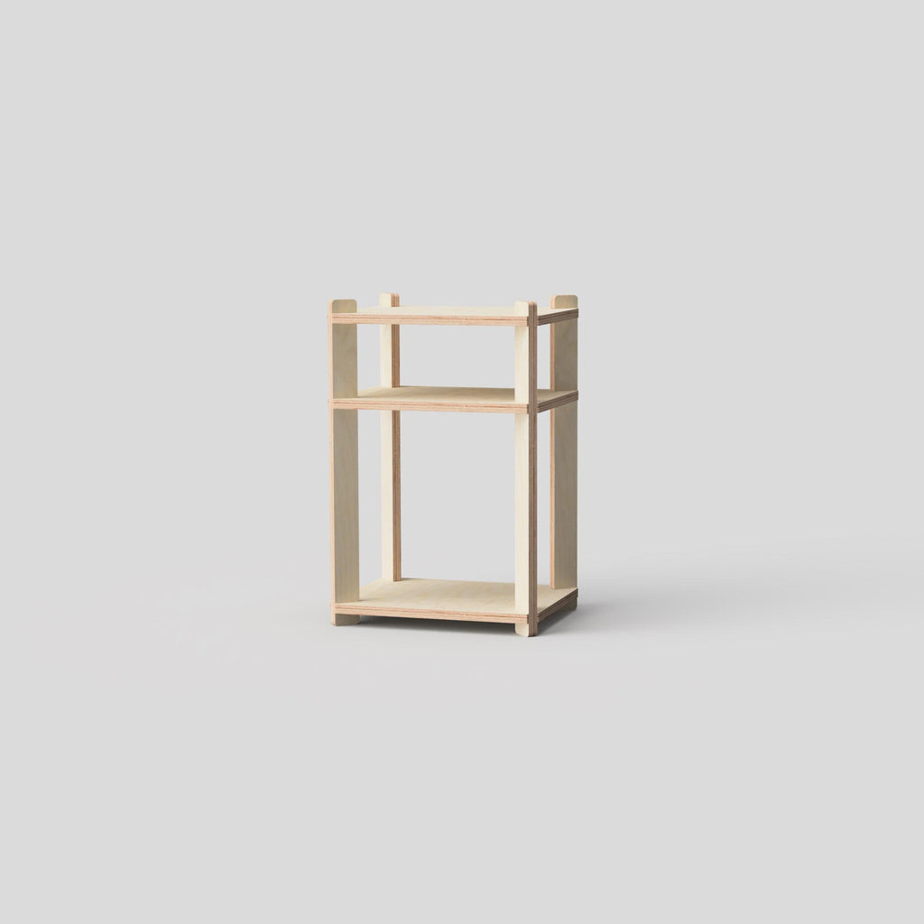 Mid Century Modern Night Stand Bed Side Table Minimal Scandinavian Japandi No Tool Assembly