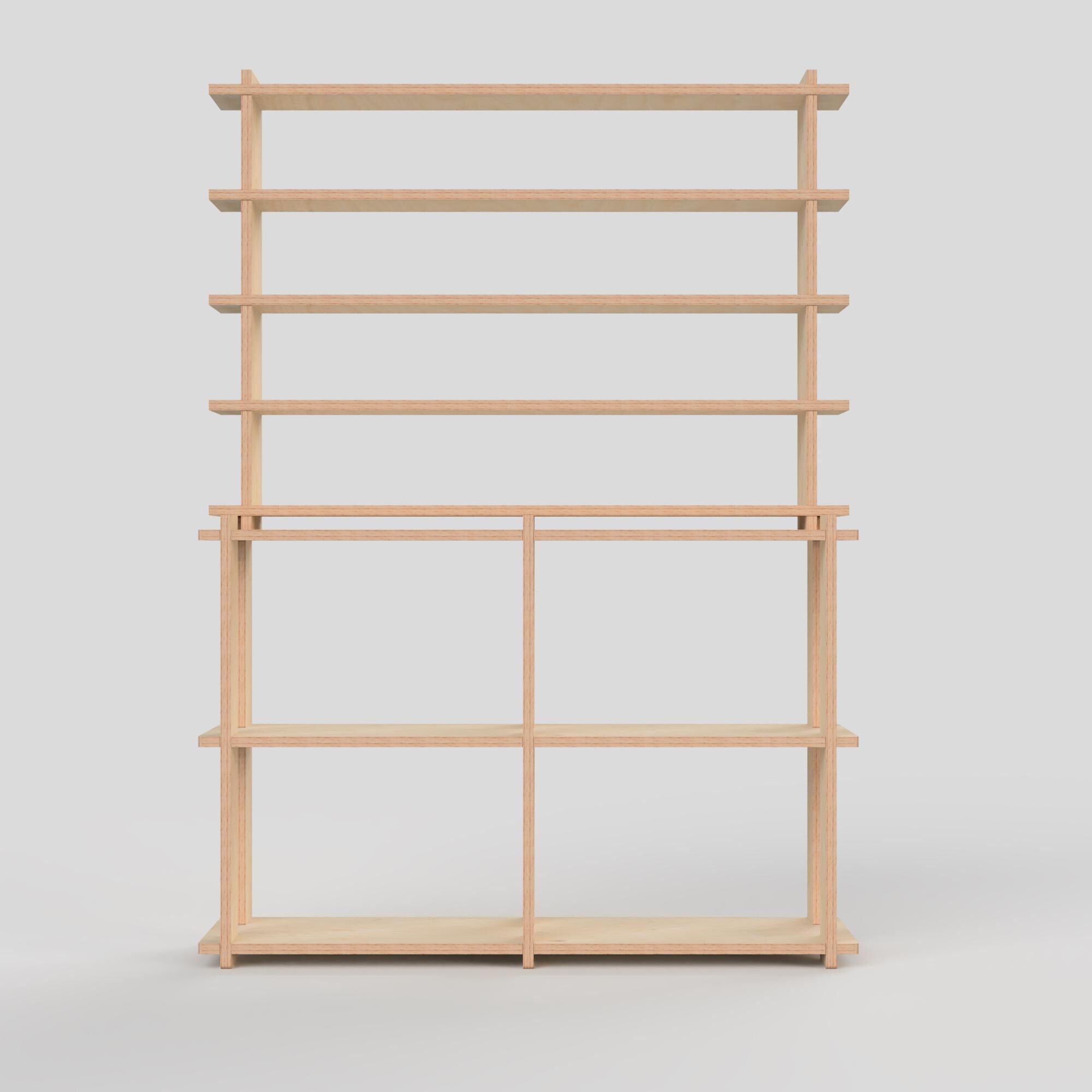Combo CD/LP Record Music Shelf Japandi Mid Century Modern - No Tool Assembly